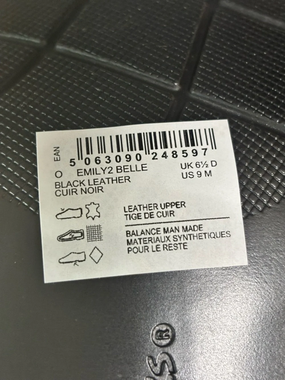 Clarks Emily2 Belle Boots Womens Size 9 Black Leather Ankle Booties Heel Zip - Picture 10 of 15